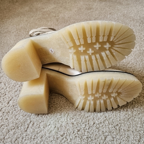 Free people Jesse Cutout Heeled Boots Size 38 /7 - Picture 5 of 9